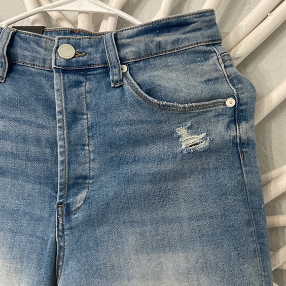 Blank NYC The Baxter Ripped High Waisted Ribcage Straight Leg Jeans size 28 - Picture 5 of 13